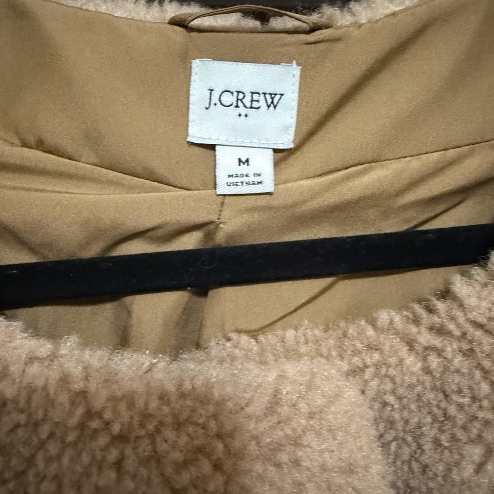 J. Crew Taupe Sherpa Toggle Jacket - Picture 4 of 5